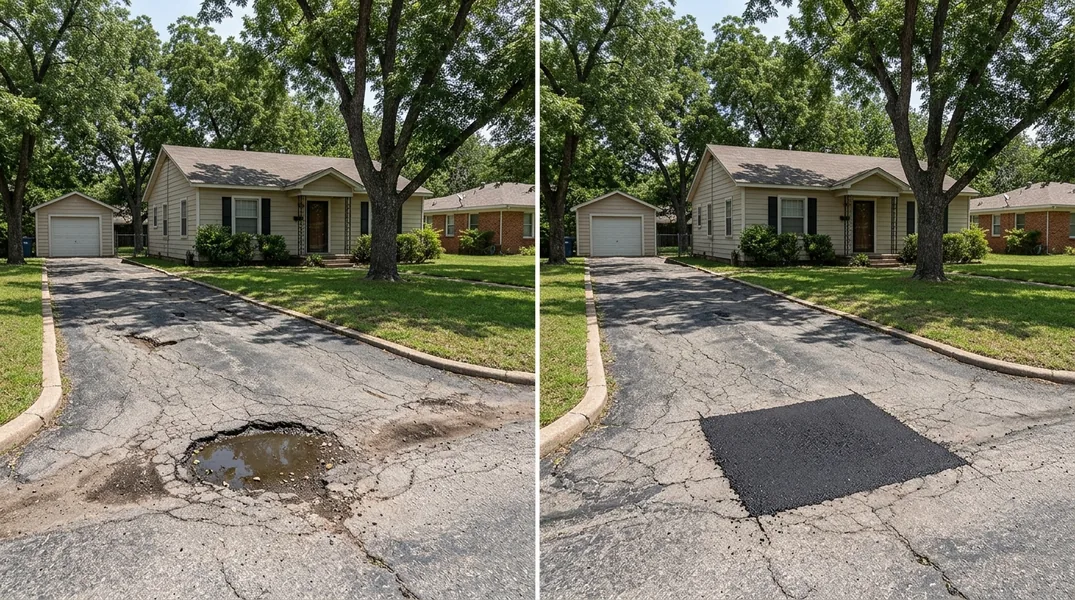 Potholes After Central Texas Storms: Should You Patch or Repave?
